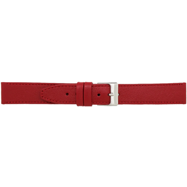 Horlogeband Leer Rood