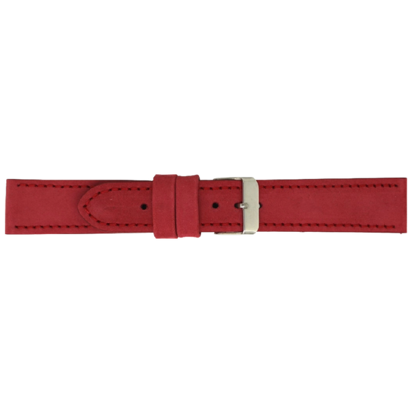 Horlogeband Leer Rood