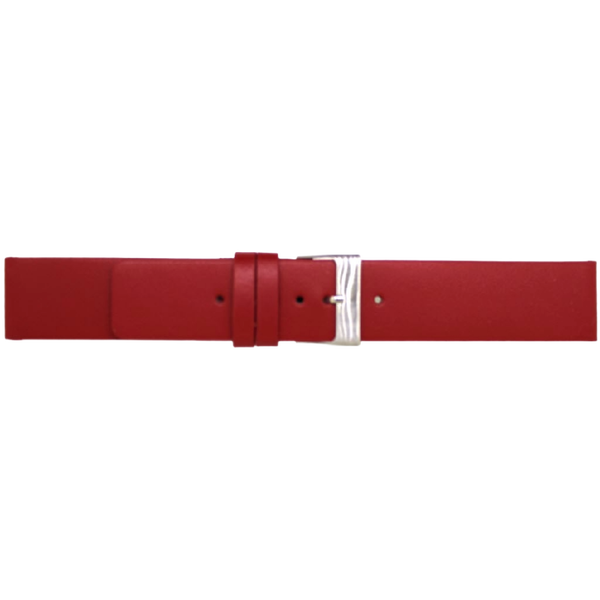 Horlogeband Leer Rood