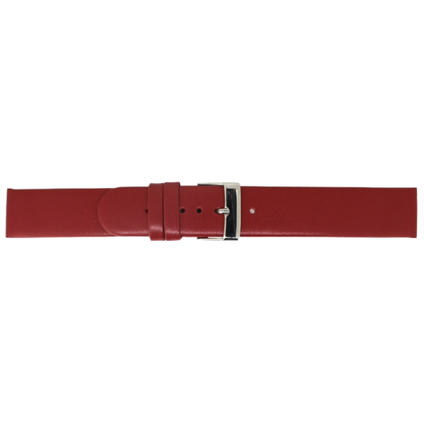 Horlogeband Leer Rood