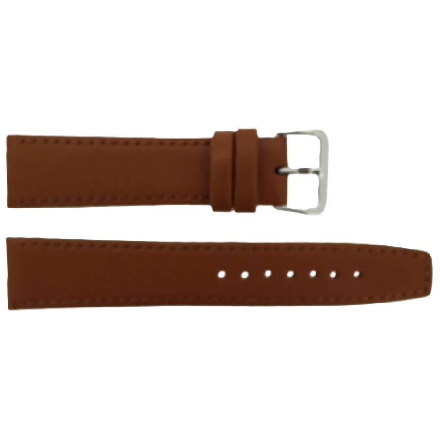 Horlogeband Leer Roodbruin