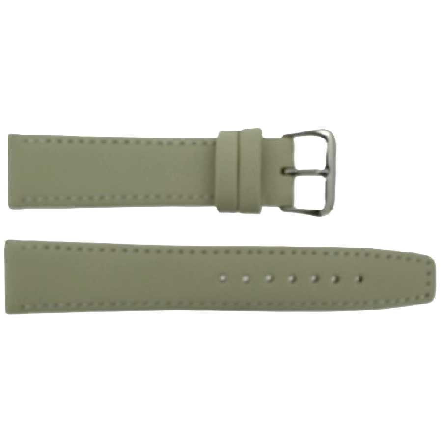 Horlogeband Leer Saliegroen
