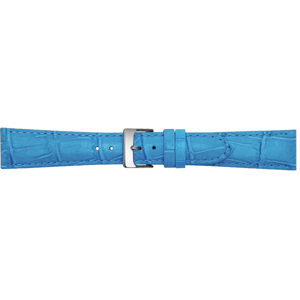 Horlogeband Leer Turquoise