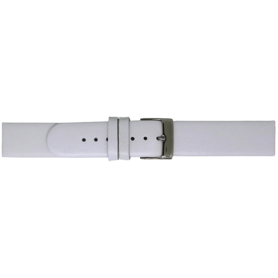 Horlogeband Leer Wit
