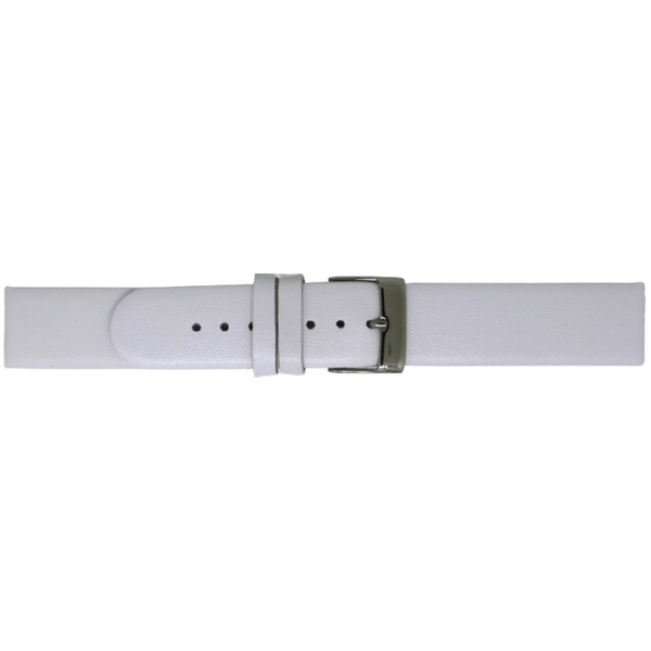 Horlogeband Leer Wit