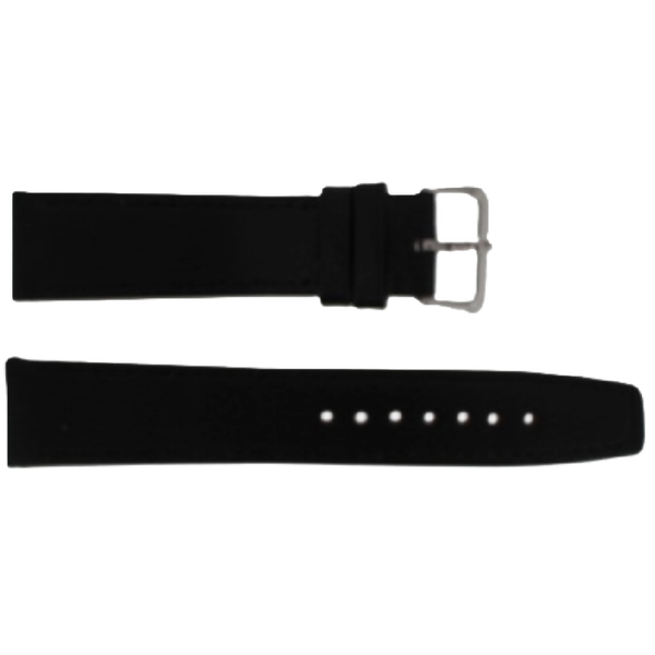 Horlogeband Leer Zwart
