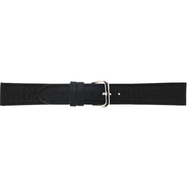 Horlogeband Leer Zwart
