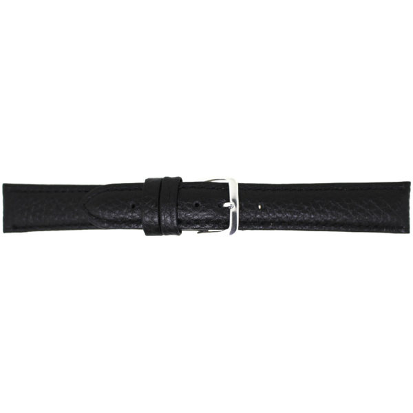 Horlogeband Leer Zwart