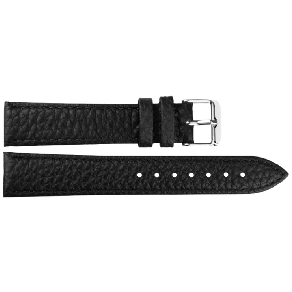 Horlogeband Leer Zwart