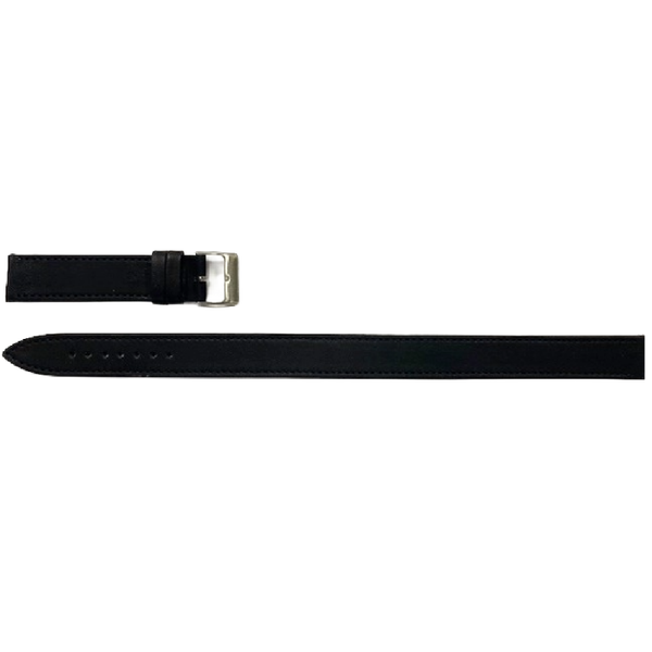 Horlogeband Leer Zwart
