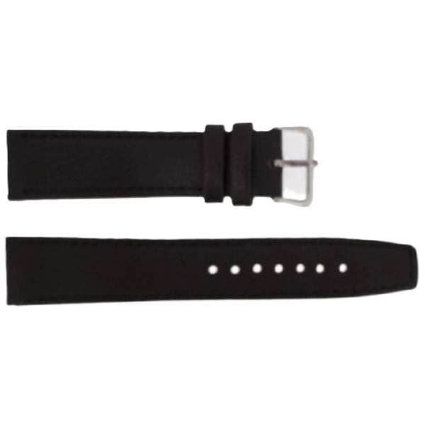 Horlogeband Leer Zwart