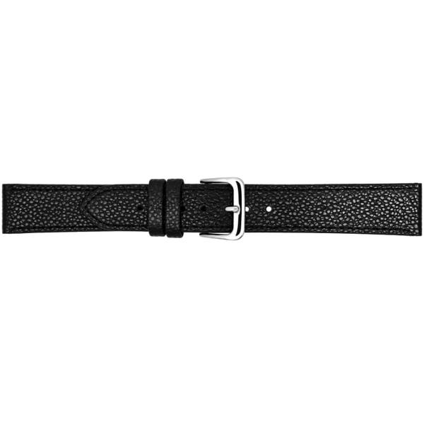 Horlogeband Leer Zwart
