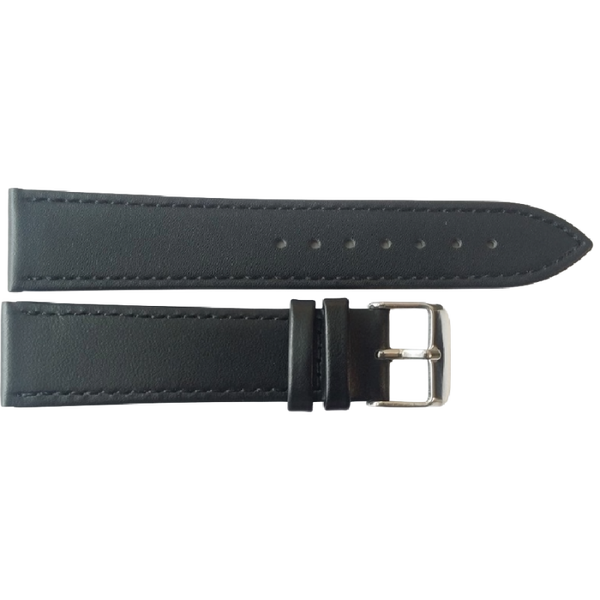Horlogeband Leer Zwart