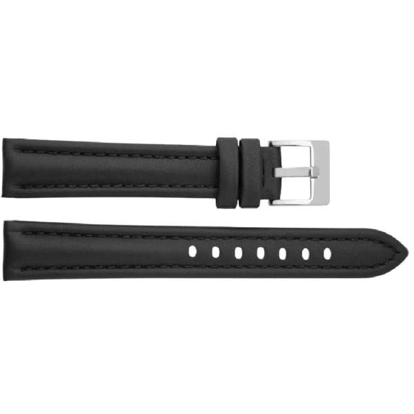 Horlogeband Leer Zwart