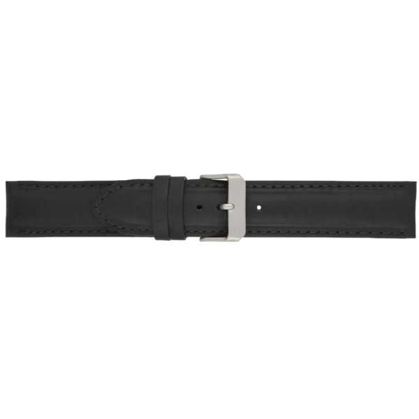 Horlogeband Leer Zwart