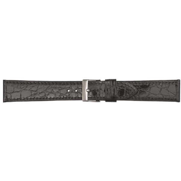 Horlogeband Leer Zwart