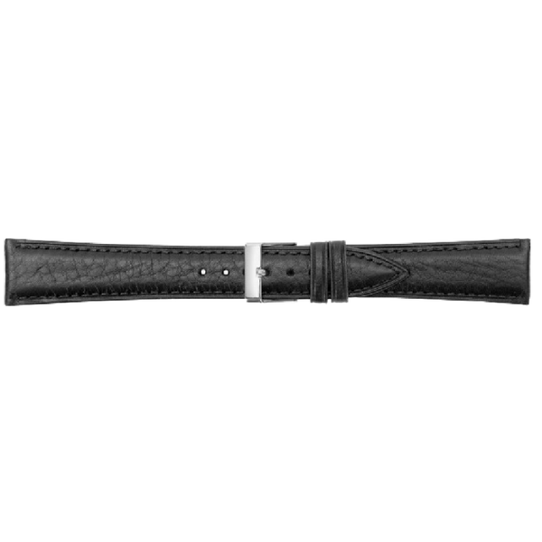 Horlogeband Leer Zwart
