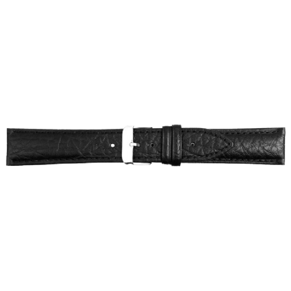 Horlogeband Leer Zwart