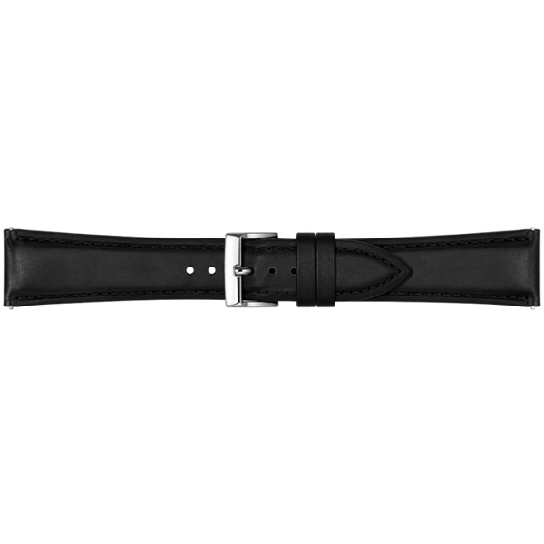 Horlogeband Leer Zwart