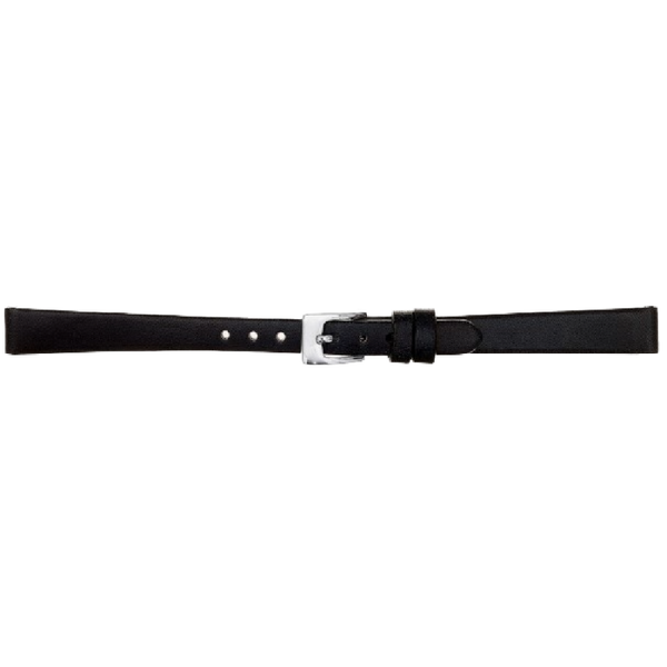 Horlogeband Leer Zwart