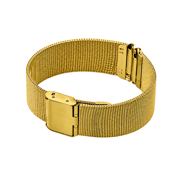 Horlogeband Metaal Milanees Goud - WD003