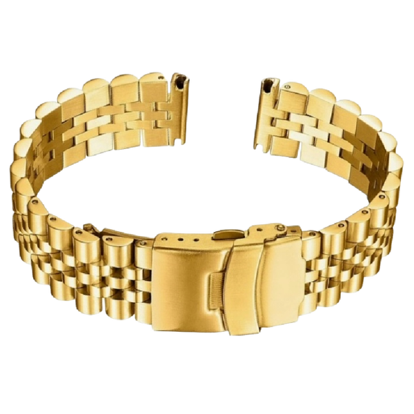 Horlogeband Metaal Schakelband Goud - GD251