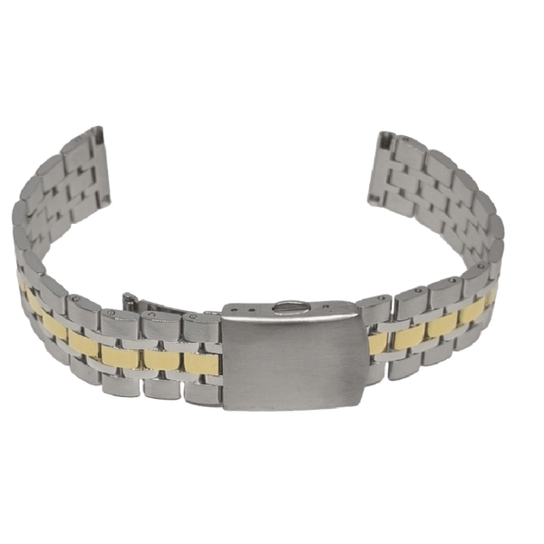 Horlogeband Metaal Schakelband Zilver / Goud - GD019