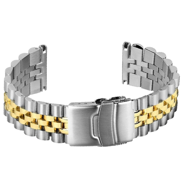 Horlogeband Metaal Schakelband Zilver / Goud - GD251