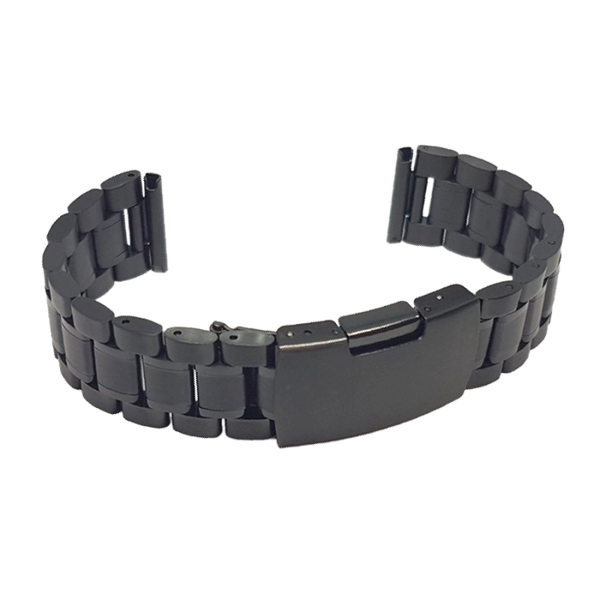 Horlogeband Metaal Schakelband Zwart – GD007