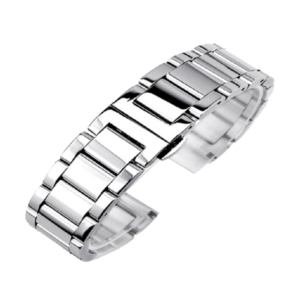 Horlogeband Metaal Schakelband Zilver 20mm – GD008