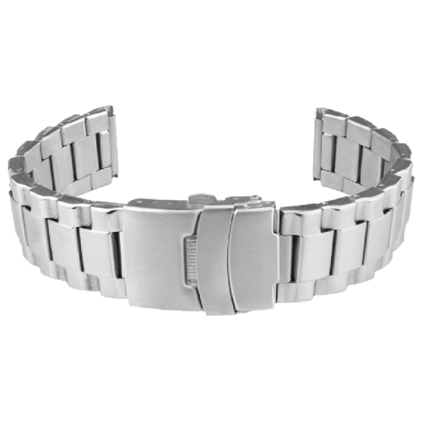 Horlogeband Metaal Schakelband Zilver 22mm - GD476