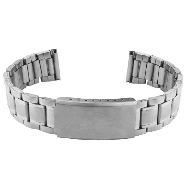 Horlogeband Metaal Schakelband Zilver 24mm - GD7015