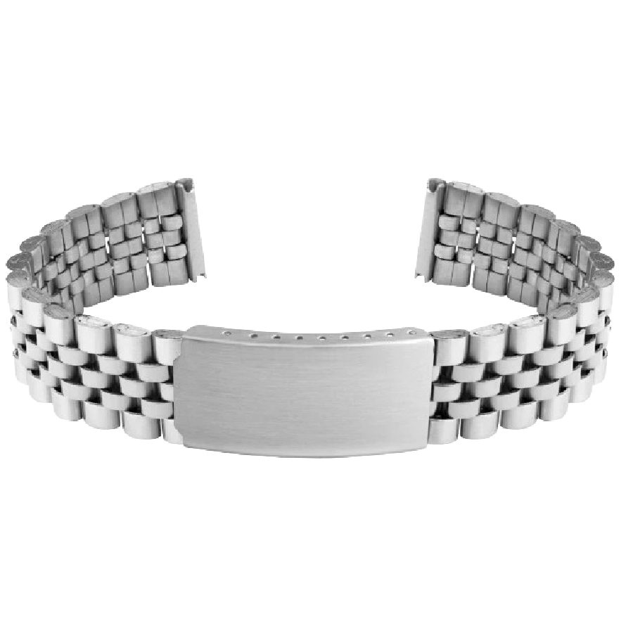 Horlogeband Metaal Schakelband Zilver 22mm - GD7030