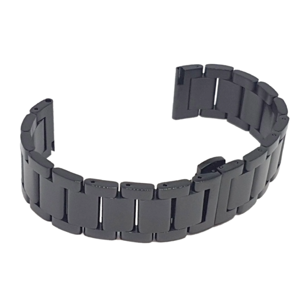 Horlogeband Metaal Schakelband Zwart – GD008