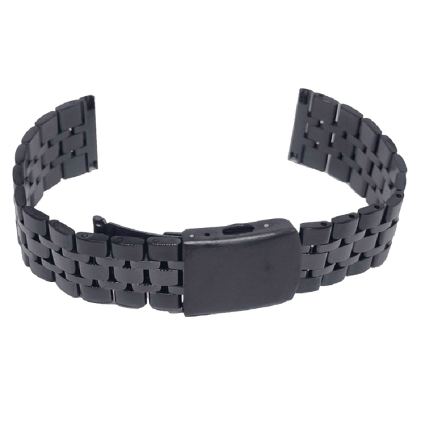 Horlogeband Metaal Schakelband Zwart - GD019