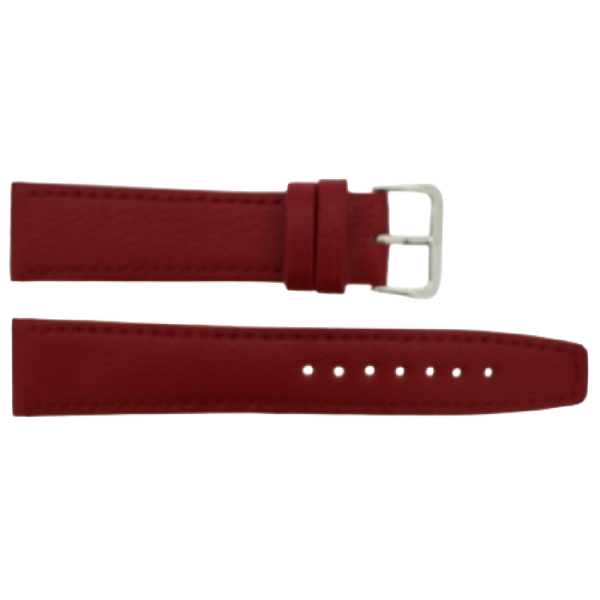 Horlogeband Rood Leer