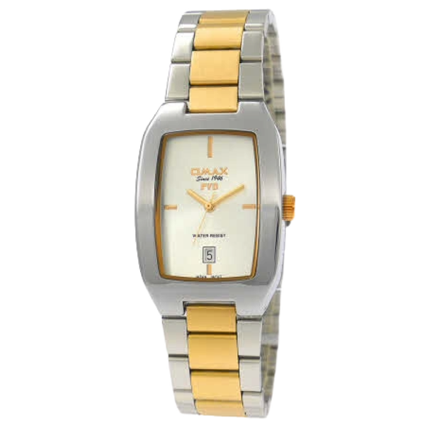 OMAX Dameshorloge Zilver Goud Metaal - X045