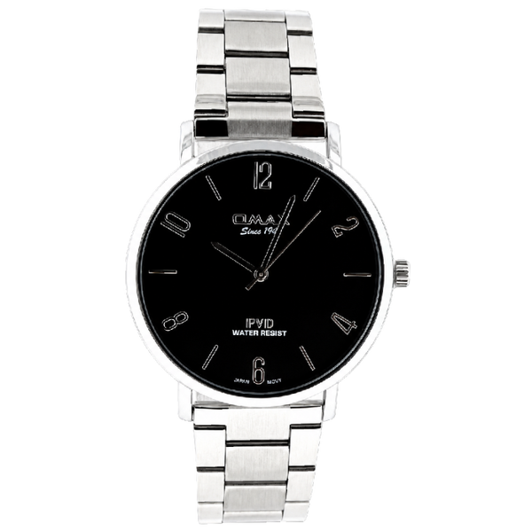 OMAX Herenhorloge Zilver Metaal - X084