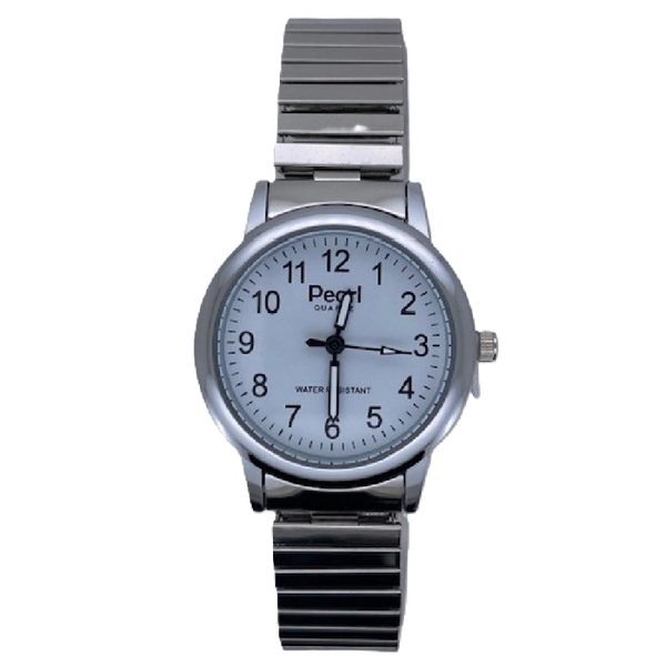PEARL Dameshorloge Zilver Metaal Rekband - 10/PDS008