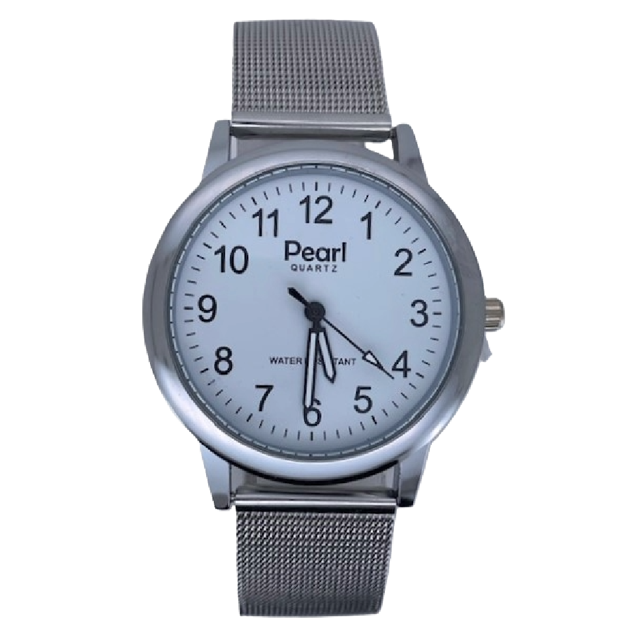 PEARL Herenhorloge Zilver Metaal - 10/PHS015