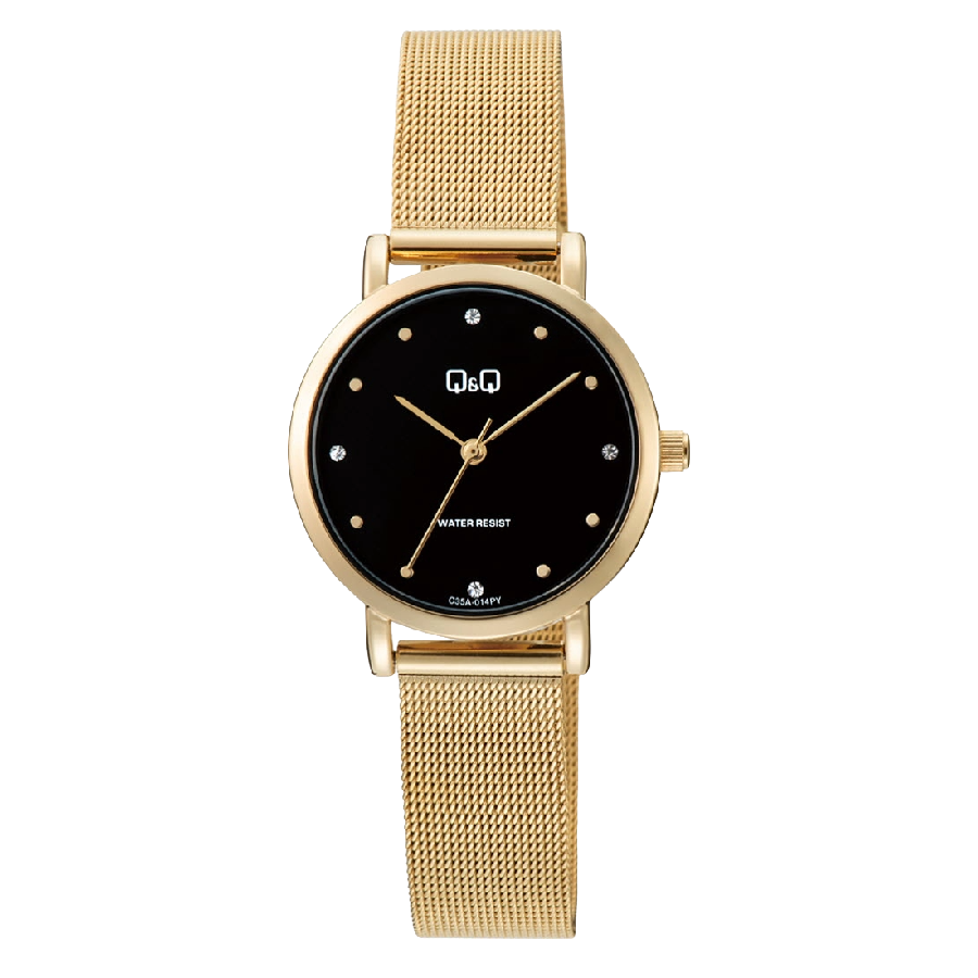 Q&Q Dameshorloge Goud Metaal - C35A-014PY