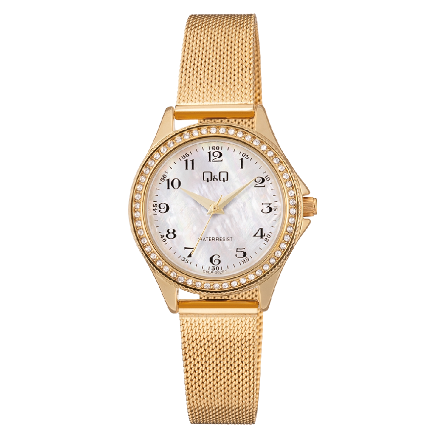 Q&Q Dameshorloge Goud Metaal - C80A-002PY