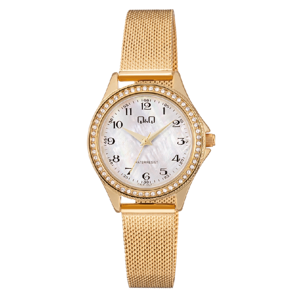 Q&Q Dameshorloge Goud Metaal - C80A-002PY
