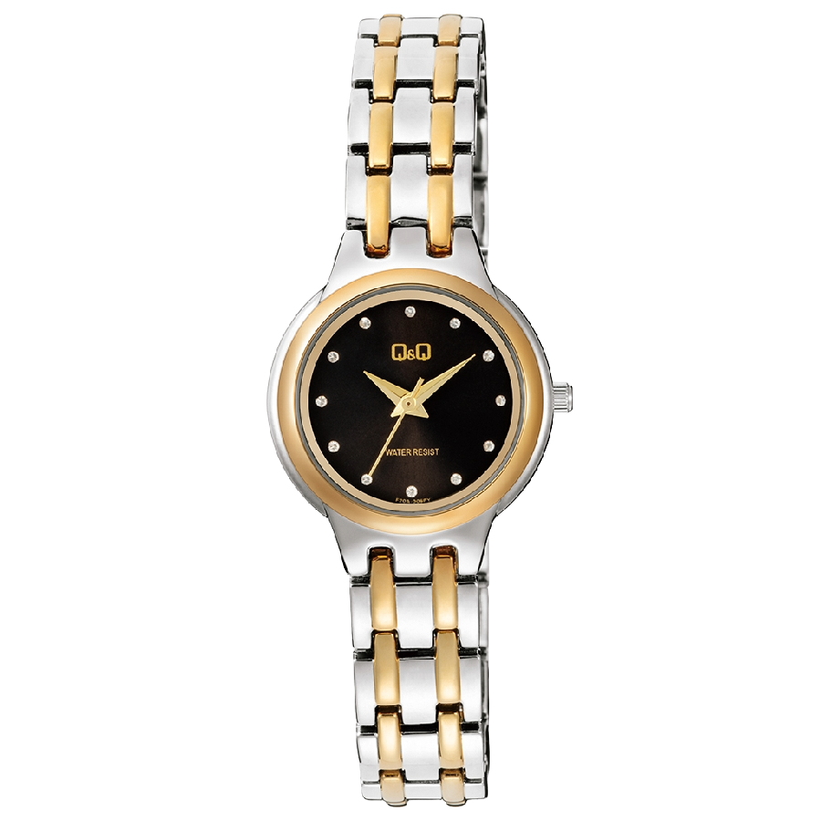 Q&Q Dameshorloge Goud Zilver Metaal - F20A-006PY