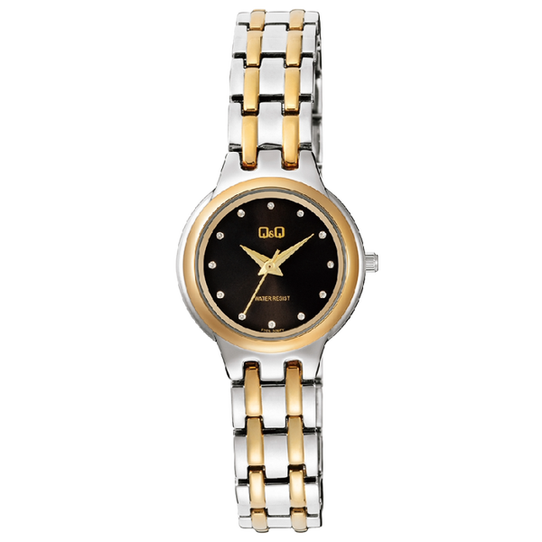 Q&Q Dameshorloge Goud Zilver Metaal - F20A-006PY