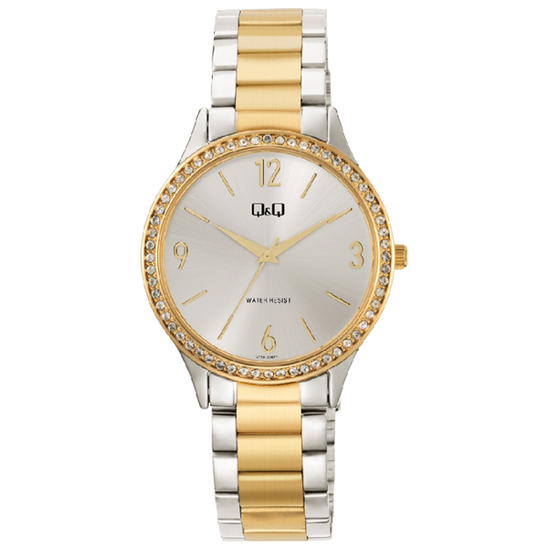Q&Q Dameshorloge Zilver Goud Metaal – Q75B-008PY