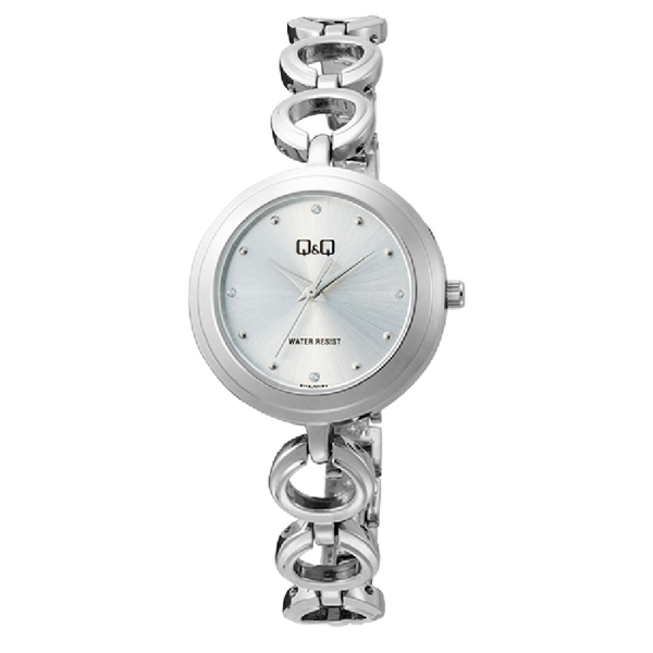 Q&Q Dameshorloge Zilver Metaal - F11A-001PY