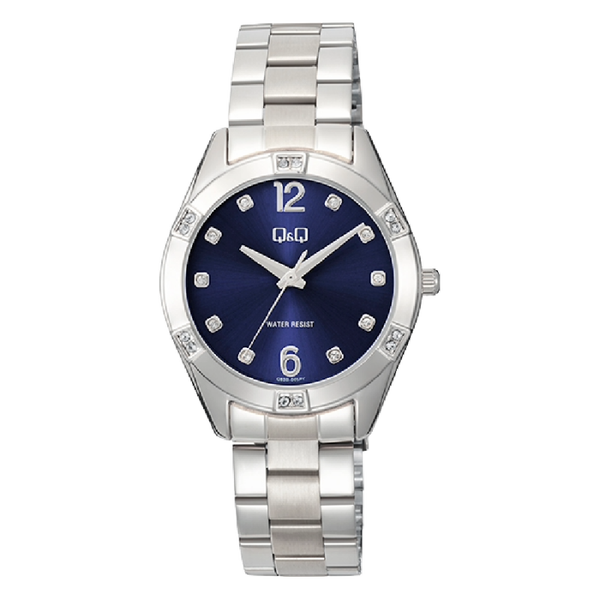Q&Q Dameshorloge Zilver Metaal  - Q83B-005PY