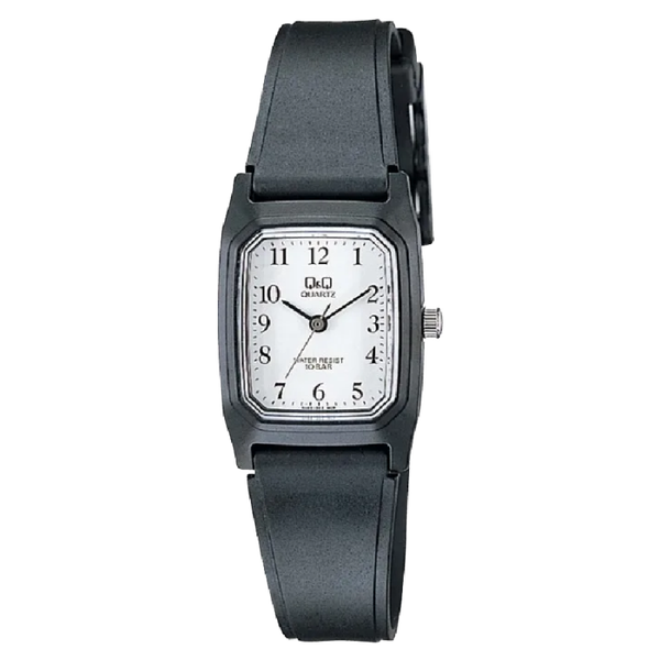 Q&Q Dameshorloge Zwart Kunststof - VP49J001Y