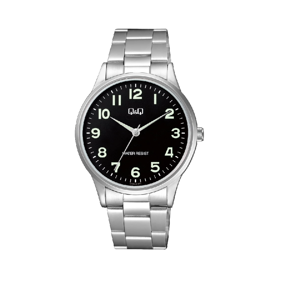 Q&Q Herenhorloge Zilver RVS - C10A-001PY
